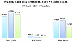Quy mô của 3 ông lớn sau khi thực hiện sáp nhập
