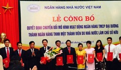 Ban lãnh đạo mới của OceanBank. 