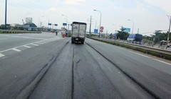 Hiện trạng sụp lún nghiêm trọng trên đại lộ Mai Chí Thọ