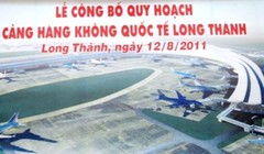 Phối cảnh trong Lễ công bố quy hoạch Cảng hàng không quốc tế Long Thành.