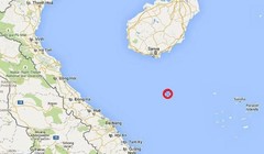 Vị trí giàn khoan Hải Dương 981 (màu đỏ) hoạt động thăm dò dầu khí từ ngày 25-6 đến ngày 20-8-2015.