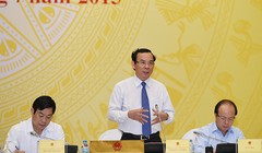 Bộ trưởng Nguyễn Văn Nên tại buổi họp báo chiều 31/7 Ảnh: Chinhphu.vn