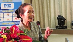 Chuyên gia kinh tế cao cấp Phạm Chi Lan phát biểu tại hội nghị (Ảnh: HC).