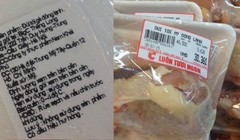 Đùi gà Mỹ được bày bán tại siêu thị Big C Thăng Long.