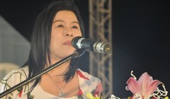 Bà Hà Thuý Linh tại một sự kiện được tổ chức tại TP. Đà Lạt  -Ảnh: LÂM THIÊN