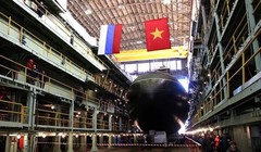 Tàu ngầm Kilo thuộc dự án 636 tại xưởng đóng tàu ở S.Peterburg