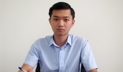 Ông Nguyễn Minh Triết là thành viên trẻ nhất trong Ban chấp hành Đảng bộ Bình Định. Ảnh: Phương Thảo.