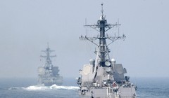 Tàu khu trục USS Lassen của hải quân Mỹ. Ảnh: US Navy