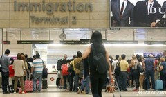 Khu nhập cảnh tại sân bay Changi, Singapore. Ảnh: mediacorp