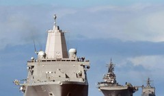 Đội tàu đổ bộ Essex ARG của Mỹ - Ảnh: Hải quân Mỹ