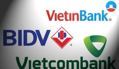 Nợ xấu của Vietcombank, Vietinbank và BIDV bằng... vốn của 8 NH khác cộng lại