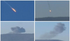 Máy bay Su-24 của Nga bị bắn cháy gần biên giới Thổ Nhĩ Kỳ