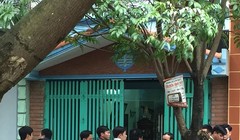 Nhà trung tá Lê Đức Tùng bị bắn vào đêm 14.12 - Ảnh: Văn Đông