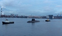 Tàu ngầm 186 Đà Nẵng tại Nga. Ảnh: sdelanounas.ru