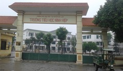 Đa số học sinh 2 trường tiểu học và THCS Ninh Hiệp đã trở lại trường học. Ảnh: Võ Hải.