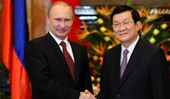 Tổng thống Putin và Chủ tịch nước Trương Tấn Sang