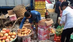 Nhờ buôn hoa quả Trung Quốc mà nhiều người kiếm được tiền tỷ, xây được nhà lầu