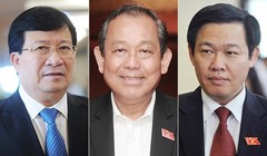 Các ông VươnCác ông Trịnh Đình Dũng, Trương Hòa Bình, Vương Đình Huệđược Thủ tướng Chính phủ trình Quốc hội phê chuẩn bổ nhiệm làm Phó thủ tướng 