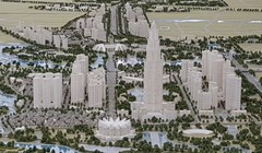 Tháp tài chính thương mại 108 tầng là điểm nhấn kiến trúc trên tuyến đường Nhật Tân - Nội Bài