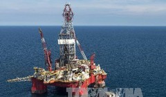 Giàn khoan dầu Centenario tại vịnh Mexico. Ảnh: AFP/ TTXVN 