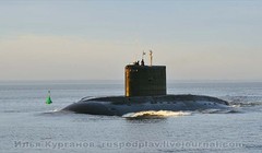 Tàu ngầm HQ-184 Hải Phòng chạy thử trên biển Baltic trước khi bàn giao.