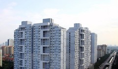 Khu nhà ở sinh viên Mỹ Đình 2. (Ảnh: Tuấn Anh/TTXVN)