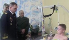 Tướng Ben Hodges thăm các thương binh Ukraine tại quân y viện Kiev