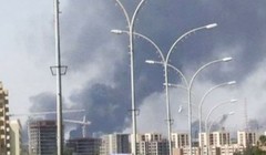 Một khu vực ở Thủ đô Tripoli, Libya bị ISIS tấn công. (Nguồn: AP)