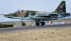 Máy bay cường kích chiến trường Su-25.