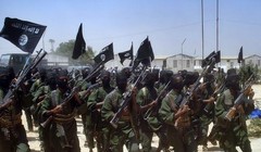 Phiến quân Shebab được huấn luyện tại khu vực Lower Shabelle, Somalia. Ảnh: AFP-TTXVN.