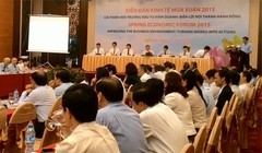Diễn đàn Kinh tế Mùa xuân 2015 đang diễn ra tại thành phố Vinh, Nghệ An.