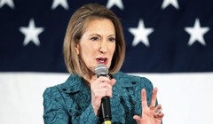 Bà Carly Fiorina, nữ ứng viên tranh cử duy nhất của Đảng Cộng hòa - Ảnh: Reuters