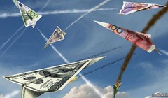 Một cuộc chiến tiền tệ giữa các nước có thể dẫn đến cuộc chiến thương mại. Ảnh: AFP/TTXVN