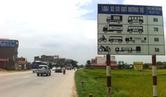 Nhiều biển báo quy định tốc độ tối đa như trong ảnh đang gây ức chế cho lái xe trên các tuyến đường. Ảnh: Bộ GTVT.