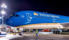 Công đoạn lắp ráp chiếc máy bay Boeing 787-9 Dreamliner đầu tiên của Vietnam Airlinesđã hoàn tất