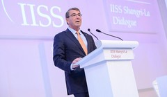 Bộ trưởng Quốc phòng Mỹ Ashton Carter. (Ảnh: Iiss.org)