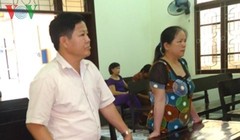 Ông Phượng và bà Xuân tại phiên tòa (Ảnh: Hồ Hồng Tuyến