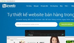 Tất cả khách hàng của Bizweb đều được nâng cấp hệ thống miễn phí. (Ảnh giao diện bizweb.vn)
