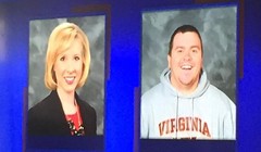 Alison Parker và người quay phim Adam Ward. Ảnh: WDBJ