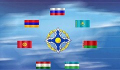 Cờ của diễn tập Hiệp đồng 2015 tại Belarus