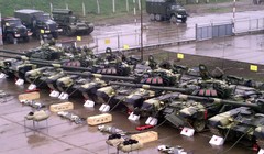 Xe tăng của lữ đoàn BBCG số 18 Nga