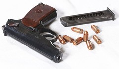 Súng ngắn K-59. mã sản xuất 56-А-125, biên chế năm 1951