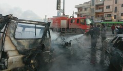 Cận cảnh một xe bom do lực lượng an ninh Syria bắt giữ