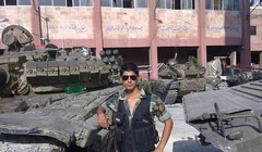 Xe tăng T-72AB quân đội Syria trong xưởng sửa chữa, phục hồi