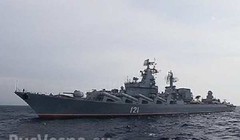 Tuần dương hạm Moskva giương oai ở Syria