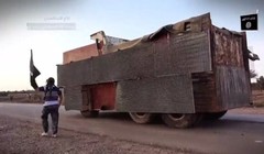 Một chiếc bom xe VBIED của IS, có thể chứa đến hàng trăm kg thuốc nổ và nhiều nhiên liệu