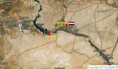 Căn cứ sân bay quân sự Tabaqa của quân đội Syria ở tỉnh Raqqa