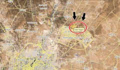 Bản đồ chiến sự miền Bắc Aleppo