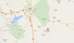 Vị trí sân bay quân sự Shairat trên địa bàn tỉnh Homs