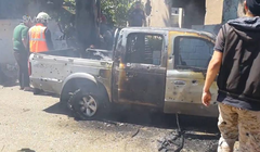 Nhiều xe vận tải của lực lượng Hồi giáo cực đoan ở Idlib bị thiêu hủy